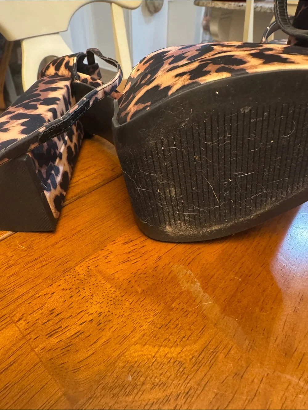 Dream Pairs Leopard Print Platform Sandals - Brown/Black